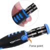 imageAmazon Basics 12 Piece Ratcheting Magnetic Screwdriver Set with Multiple Bits Black Blue Silver