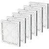 imageAmazon Basics 14x20x1 Air Filter 6 Pack MERV 8 AC Furnace Filters Actual Size 1375quot x 1975quot x 075quot12x12x1