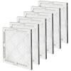 imageAmazon Basics 14x20x1 Air Filter 6 Pack MERV 8 AC Furnace Filters Actual Size 1375quot x 1975quot x 075quot14x14x1