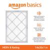 imageAmazon Basics 14x20x1 Air Filter 6 Pack MERV 8 AC Furnace Filters Actual Size 1375quot x 1975quot x 075quot14x20x1