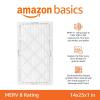 imageAmazon Basics 14x20x1 Air Filter 6 Pack MERV 8 AC Furnace Filters Actual Size 1375quot x 1975quot x 075quot14x25x1