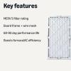 imageAmazon Basics 14x20x1 Air Filter 6 Pack MERV 8 AC Furnace Filters Actual Size 1375quot x 1975quot x 075quot14x25x1