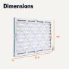 imageAmazon Basics 14x20x1 Air Filter 6 Pack MERV 8 AC Furnace Filters Actual Size 1375quot x 1975quot x 075quot14x25x1