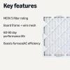 imageAmazon Basics 14x20x1 Air Filter 6 Pack MERV 8 AC Furnace Filters Actual Size 1375quot x 1975quot x 075quot16x20x1