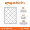 imageAmazon Basics 14x20x1 Air Filter 6 Pack MERV 8 AC Furnace Filters Actual Size 1375quot x 1975quot x 075quot16x20x1