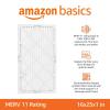 imageAmazon Basics 14x20x1 Air Filter 6 Pack MERV 8 AC Furnace Filters Actual Size 1375quot x 1975quot x 075quot16x25x1