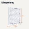 imageAmazon Basics 14x20x1 Air Filter 6 Pack MERV 8 AC Furnace Filters Actual Size 1375quot x 1975quot x 075quot20x20x1