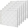 imageAmazon Basics 14x20x1 Air Filter 6 Pack MERV 8 AC Furnace Filters Actual Size 1375quot x 1975quot x 075quot20x25x1