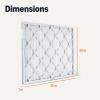 imageAmazon Basics 14x20x1 Air Filter 6 Pack MERV 8 AC Furnace Filters Actual Size 1375quot x 1975quot x 075quot20x30x1