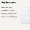 imageAmazon Basics 14x20x1 Air Filter 6 Pack MERV 8 AC Furnace Filters Actual Size 1375quot x 1975quot x 075quot20x30x1