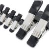 imageAmazon Basics 20Piece Steel Spring Clamp Set 15 Pack of 34inch 5 Pack of 1inch BlackSilver