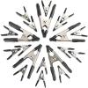 imageAmazon Basics 20Piece Steel Spring Clamp Set 15 Pack of 34inch 5 Pack of 1inch BlackSilver