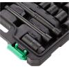 imageAmazon Basics 46Piece 38Inch Drive 6 ampamp 12 Point Shallow Deep Socket Set and 72 Teeth Reversible Ratchet SAEMetric Size With Carrying Case 131 in x 97 in x 3 inPreviously Denali brand131 x 97 x 3 inches