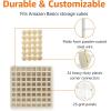 imageAmazon Basics 6 Cube Wire Grid Stackable Storage Shelves 126 x 26 x 38 inches WhiteWhite