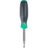 imageAmazon Basics 6in1 MultiBit ScrewdriverNut Driver MulticolorSilver Northern Glow Green GreyPreviously Denali brand