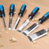imageAmazon Basics 8Piece Wood Carving Chisel Set with Honing Guide Sharpening Stone and Storage Case 14quot  112quot14  112