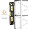 imageAmazon Basics 9Inch Magnetic Torpedo Level and Ruler 1809045 Degree Bubbles Black9Inch