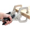 imageAmazon Basics Adjustable Metal Face Clamps for Woodworking Welding or Repairs 11inch Pack of 2 BlackSilver11Inch