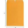 imageAmazon Basics Clasp Kraft Envelopes Gummed Mailing Envelope 9 x 12 inch 100PackKraft