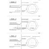 imageAmazon Basics Contemporary Madison Door Lever  Passage  Matte Black 6PackMatte Black