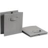 imageAmazon Basics Cube Organizer Storage Bins Handles Collapsible Fabric Pack of 6 105quotx105quotx11quot NavyGray