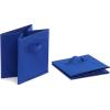 imageAmazon Basics Cube Organizer Storage Bins Handles Collapsible Fabric Pack of 6 105quotx105quotx11quot NavyNavy