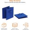 imageAmazon Basics Cube Organizer Storage Bins Handles Collapsible Fabric Pack of 6 105quotx105quotx11quot NavyNavy
