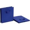 imageAmazon Basics Cube Organizer Storage Bins Handles Collapsible Fabric Pack of 6 105quotx105quotx11quot NavyNavy