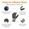 imageAmazon Basics Cut Level A2 Abrasion ANSI Level A4 Impact Protection Gloves with Touch Screen Friendly 15G Sandy Nitrile Palm Pack of 100 Pairs Black Size XXSmallXXLarge