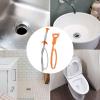 imageAmazon Basics Drain Clog Remover Tool Includes 5 Plastic and 1 Stainless Drain Snakes Effectively Clean Hair and Other Clog for Toilet Kitchen Sink Bathroom Tub 6 Pack