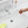 imageAmazon Basics Drain Clog Remover Tool Includes 5 Plastic and 1 Stainless Drain Snakes Effectively Clean Hair and Other Clog for Toilet Kitchen Sink Bathroom Tub 6 Pack