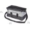 imageAmazon Basics Durable WearResistant Base Tool Small Standard Bag with Strap 12 Inch Black ampamp GrayLarge Standard Bag