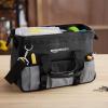 imageAmazon Basics Durable WearResistant Base Tool Small Standard Bag with Strap 12 Inch Black ampamp GraySmall Standard Bag