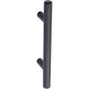 imageAmazon Basics Euro Bar Cabinet Handle 12inch Diameter 538 in Length 3 in Hole Center Flat Black Pack of 10 AB1500FB10Flat Black