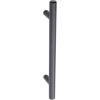 imageAmazon Basics Euro Bar Cabinet Handle 12inch Diameter 538 in Length 3 in Hole Center Flat Black Pack of 10 AB1500FB10Flat Black