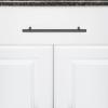 imageAmazon Basics Euro Bar Cabinet Handle 12inch Diameter 538 in Length 3 in Hole Center Flat Black Pack of 10 AB1500FB10Flat Black