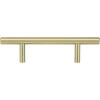 imageAmazon Basics Euro Bar Cabinet Handle 12inch Diameter 538 in Length 3 in Hole Center Flat Black Pack of 10 AB1500FB10Golden Champagne