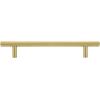 imageAmazon Basics Euro Bar Cabinet Handle 12inch Diameter 538 in Length 3 in Hole Center Flat Black Pack of 10 AB1500FB10Golden Champagne