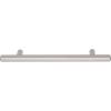 imageAmazon Basics Euro Bar Cabinet Handle 12inch Diameter 538 in Length 3 in Hole Center Flat Black Pack of 10 AB1500FB10Satin Nickel