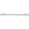 imageAmazon Basics Euro Bar Cabinet Handle 12inch Diameter 538 in Length 3 in Hole Center Flat Black Pack of 10 AB1500FB10Satin Nickel