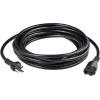 imageAmazon Basics Extension Cord 3 Ft 3 Prong Outlet Extender Indoor Extension Cord 13 Amps 125V BlackBlack