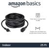 imageAmazon Basics Extension Cord 3 Ft 3 Prong Outlet Extender Indoor Extension Cord 13 Amps 125V BlackBlack