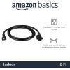imageAmazon Basics Extension Cord 3 Ft 3 Prong Outlet Extender Indoor Extension Cord 13 Amps 125V BlackBlack