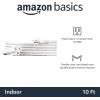 imageAmazon Basics Extension Cord 3 Ft 3 Prong Outlet Extender Indoor Extension Cord 13 Amps 125V BlackWhite