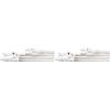 imageAmazon Basics Extension Cord 3 Ft 3 Prong Outlet Extender Indoor Extension Cord 13 Amps 125V BlackWhite