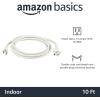 imageAmazon Basics Extension Cord 3 Ft 3 Prong Outlet Extender Indoor Extension Cord 13 Amps 125V BlackWhite