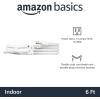 imageAmazon Basics Extension Cord 3 Ft 3 Prong Outlet Extender Indoor Extension Cord 13 Amps 125V BlackWhite