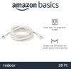imageAmazon Basics Extension Cord 3 Ft 3 Prong Outlet Extender Indoor Extension Cord 13 Amps 125V BlackWhite