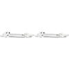 imageAmazon Basics Extension Cord 3 Ft 3 Prong Outlet Extender Indoor Extension Cord 13 Amps 125V BlackWhite