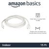 imageAmazon Basics Extension Cord 3 Ft 3 Prong Outlet Extender Indoor Extension Cord 13 Amps 125V BlackWhite